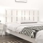 Testiera per Letto Bianca 185,5x4x100 cm Legno Massello di Pino Testiera per Letto Bianca 185,5x4x100 cm Legno Massello di Pino
