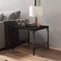 Tavolino Nero 40x40x35 cm in Legno Multistrato Tavolino Nero 40x40x35 cm in Legno Multistrato