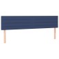 Giroletto a Molle con Materasso Blu 160x200 cm in Tessuto