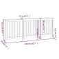 Copertura Termosifone Nera 210x21x85 cm Legno Massello Pino Copertura Termosifone Nera 210x21x85 cm Legno Massello Pino