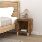 Comodino Rovere Fumo 40x35x50 cm