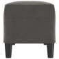 Panca Grigio Scuro 100x35x41 cm in Velluto