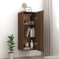 Armadietto a Muro Rovere Marrone 34,5x34x90cm Legno Multistrato Armadietto a Muro Rovere Marrone 34,5x34x90cm Legno Multistrato