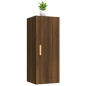 Armadietto a Muro Rovere Marrone 34,5x34x90cm Legno Multistrato Armadietto a Muro Rovere Marrone 34,5x34x90cm Legno Multistrato