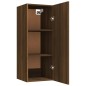 Armadietto a Muro Rovere Marrone 34,5x34x90cm Legno Multistrato Armadietto a Muro Rovere Marrone 34,5x34x90cm Legno Multistrato