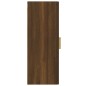 Armadietto a Muro Rovere Marrone 34,5x34x90cm Legno Multistrato Armadietto a Muro Rovere Marrone 34,5x34x90cm Legno Multistrato