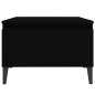 Tavolino Nero 50x46x35 cm in Legno Multistrato