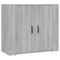 Credenza Grigio Sonoma 80x33x70 cm in Legno Multistrato Credenza Grigio Sonoma 80x33x70 cm in Legno Multistrato