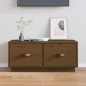 Mobile Porta TV Miele 80x34x35 cm in Legno Massello di Pino Mobile Porta TV Miele 80x34x35 cm in Legno Massello di Pino