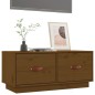 Mobile Porta TV Miele 80x34x35 cm in Legno Massello di Pino Mobile Porta TV Miele 80x34x35 cm in Legno Massello di Pino