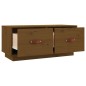Mobile Porta TV Miele 80x34x35 cm in Legno Massello di Pino Mobile Porta TV Miele 80x34x35 cm in Legno Massello di Pino