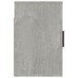 Comodino a Muro Grigio Cemento 50x30x47 cm Comodino a Muro Grigio Cemento 50x30x47 cm