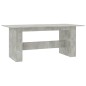 Tavolo da Pranzo Grigio Cemento 180x90x76 cm Legno Multistrato Tavolo da Pranzo Grigio Cemento 180x90x76 cm Legno Multistrato