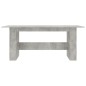 Tavolo da Pranzo Grigio Cemento 180x90x76 cm Legno Multistrato Tavolo da Pranzo Grigio Cemento 180x90x76 cm Legno Multistrato