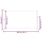 Tenda Laterale Retrattile per Patio 170x300 cm Blu Tenda Laterale Retrattile per Patio 170x300 cm Blu