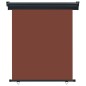 Tenda Laterale per Terrazzo 140x250 cm Marrone Tenda Laterale per Terrazzo 140x250 cm Marrone
