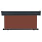 Tenda Laterale per Terrazzo 140x250 cm Marrone Tenda Laterale per Terrazzo 140x250 cm Marrone