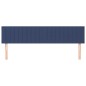 Testiera 2 pz Blu 80x5x78/88 cm in Tessuto Testiera 2 pz Blu 80x5x78/88 cm in Tessuto