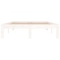 Giroletto Bianco in Legno Massello 120x190 cm Small Double Giroletto Bianco in Legno Massello 120x190 cm Small Double