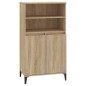 Credenza Rovere Sonoma 60x36x110 cm in Legno Multistrato Credenza Rovere Sonoma 60x36x110 cm in Legno Multistrato