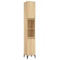 Set Mobili da Bagno 3 pz Rovere Sonoma in Legno Multistrato Set Mobili da Bagno 3 pz Rovere Sonoma in Legno Multistrato