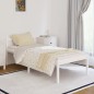 Letto per Anziani Bianco 90x190 cm Single in Legno di Pino Letto per Anziani Bianco 90x190 cm Single in Legno di Pino