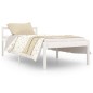 Letto per Anziani Bianco 90x190 cm Single in Legno di Pino Letto per Anziani Bianco 90x190 cm Single in Legno di Pino