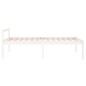 Letto per Anziani Bianco 90x190 cm Single in Legno di Pino Letto per Anziani Bianco 90x190 cm Single in Legno di Pino
