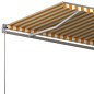 Tenda da Sole Autoportante Automatica 600x300 cm Gialla Bianca Tenda da Sole Autoportante Automatica 600x300 cm Gialla Bianca