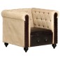 Poltrona Chesterfield Marrone in Vera Pelle Poltrona Chesterfield Marrone in Vera Pelle