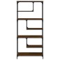 Libreria Rovere Marrone 81x36x176 cm in Legno Multistrato Libreria Rovere Marrone 81x36x176 cm in Legno Multistrato