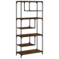 Libreria Rovere Marrone 81x36x176 cm in Legno Multistrato Libreria Rovere Marrone 81x36x176 cm in Legno Multistrato