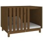 Casetta per Cani Miele 100x70x72 cm in Legno Massello di Pino Casetta per Cani Miele 100x70x72 cm in Legno Massello di Pino