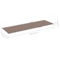 vidaXL Sdraio da Giardino Grigia a 2 Posti con Cuscini Massello Acacia vidaXL Sdraio da Giardino Grigia a 2 Posti con Cuscini Massello Acacia