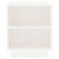 Mobile Porta TV Bianco 110x35x40,5 cm in Legno Massello di Pino Mobile Porta TV Bianco 110x35x40,5 cm in Legno Massello di Pino