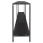 Tavolo Consolle Nero 180x35x75,5 cm in Vetro Temperato Tavolo Consolle Nero 180x35x75,5 cm in Vetro Temperato