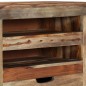 Credenza Grigia 100x30x50 cm in Legno Massello di Sheesham Credenza Grigia 100x30x50 cm in Legno Massello di Sheesham