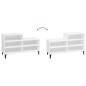 Scarpiera Bianco Lucido 102x36x60 cm in Legno Multistrato Scarpiera Bianco Lucido 102x36x60 cm in Legno Multistrato