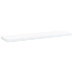 Ripiani per Libreria 8pz Bianchi 40x10x1,5cm Legno Multistrato