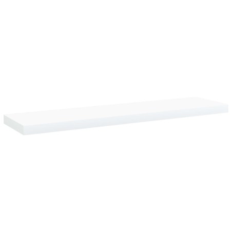 Ripiani per Libreria 8pz Bianchi 40x10x1,5cm Legno Multistrato