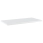 Ripiani per Libreria 4 pz Bianco Lucido 60x30x1,5cm Multistrato Ripiani per Libreria 4 pz Bianco Lucido 60x30x1,5cm Multistrato