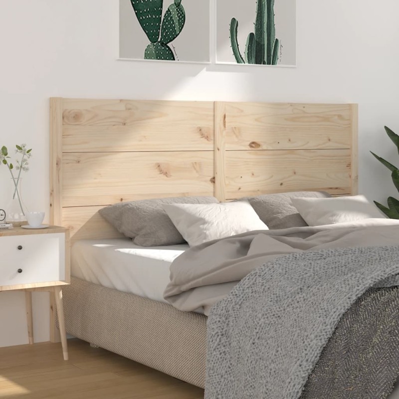 Testiera per Letto 166x4x100 cm in Legno Massello di Pino Testiera per Letto 166x4x100 cm in Legno Massello di Pino