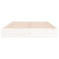 Giroletto Bianco in Legno Massello 160x200 cm Giroletto Bianco in Legno Massello 160x200 cm