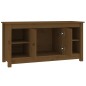 Mobile Porta TV Miele 103x36,5x52 cm in Legno Massello di Pino Mobile Porta TV Miele 103x36,5x52 cm in Legno Massello di Pino