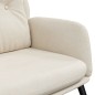 vidaXL Poltrona Rilassante Crema in Similpelle Scamosciata vidaXL Poltrona Rilassante Crema in Similpelle Scamosciata