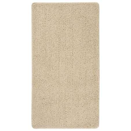 vidaXL Tappeto Shaggy Crema 80x150 cm Antiscivolo