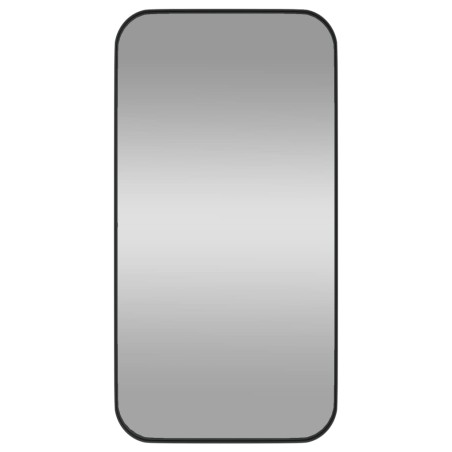 Specchio da Parete Nero 30x60 cm Rettangolare