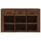 Credenza Rovere Marrone 100x30x59,5 cm in Legno Multistrato Credenza Rovere Marrone 100x30x59,5 cm in Legno Multistrato