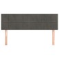 vidaXL Testiere 2 pz Grigio Scuro 72x5x78/88 cm in Velluto vidaXL Testiere 2 pz Grigio Scuro 72x5x78/88 cm in Velluto