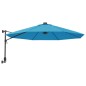vidaXL Ombrellone a Parete Blu Mare 290 cm vidaXL Ombrellone a Parete Blu Mare 290 cm